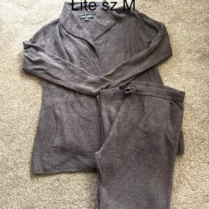 Gray Barefoot Dreams Knit Lounge Set